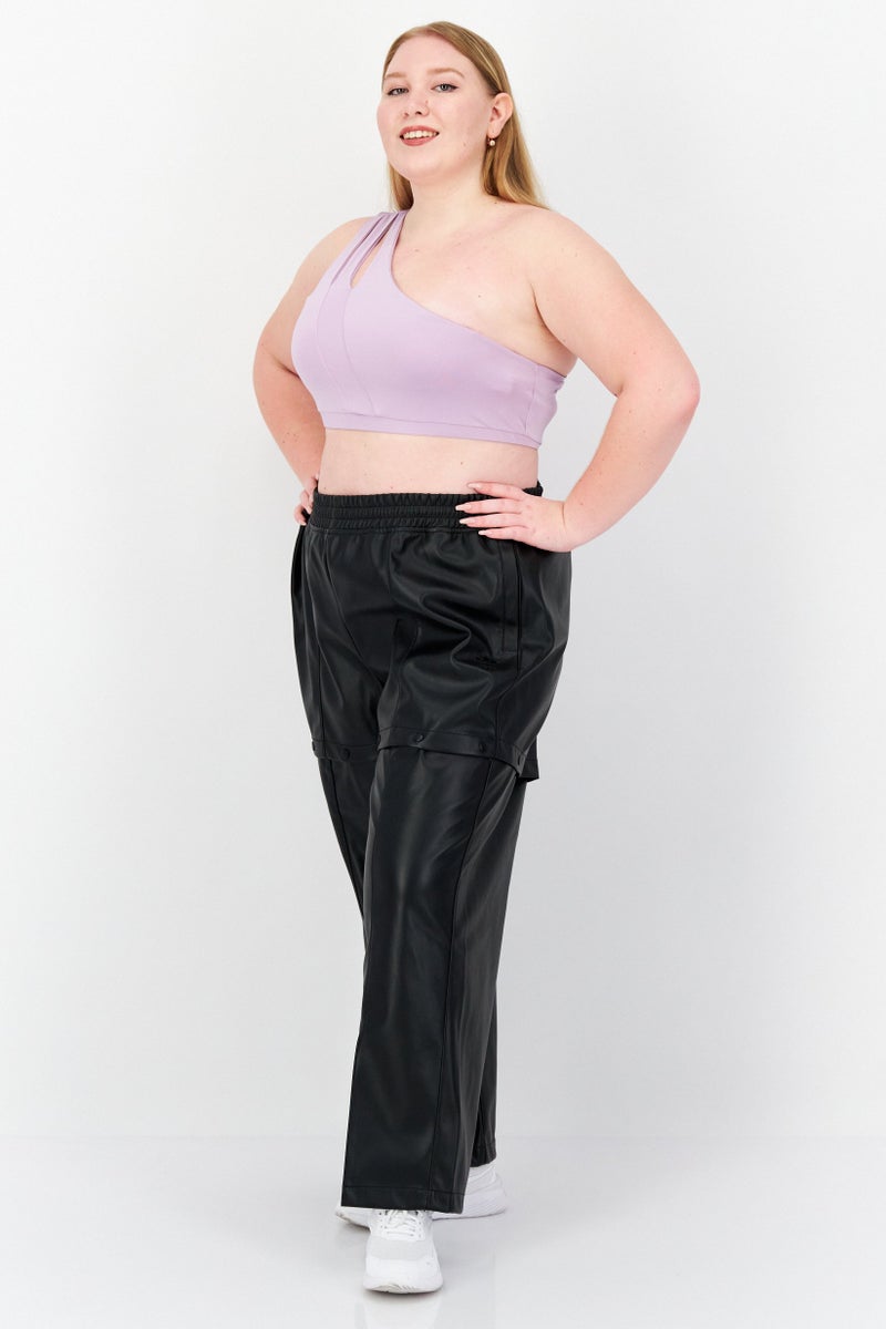 adidas Originals Women Plus Size Fit Training Track Pants, Black  - Image 4