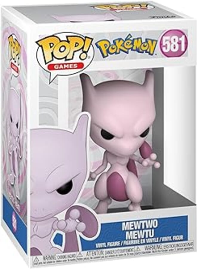 Funko Pop Games: Pokemon Mewtwo Emeaexc, Multicolor, 63254