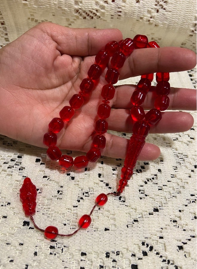 Faturan Prayer Beads For Men 33 Beads Size 10mm x 11.5mm - Image 2