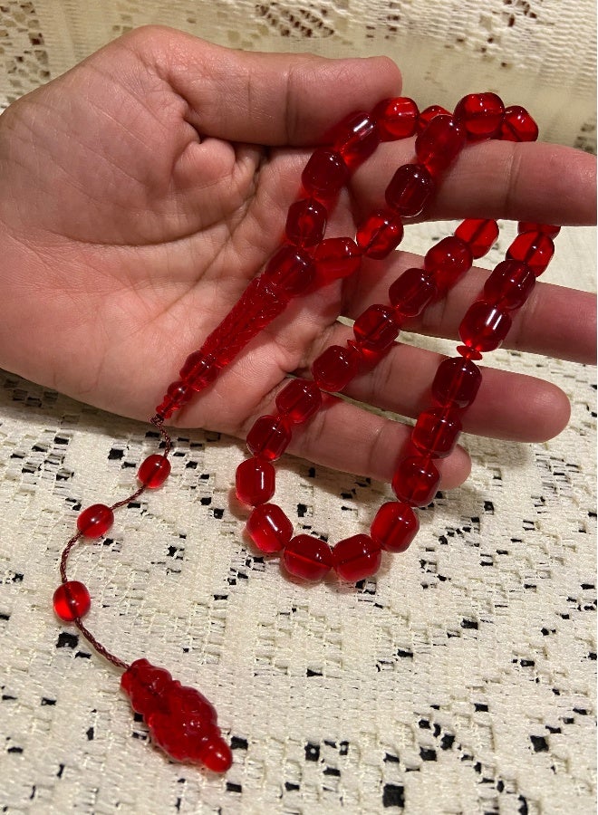 Faturan Prayer Beads For Men 33 Beads Size 10mm x 11.5mm - Image 1