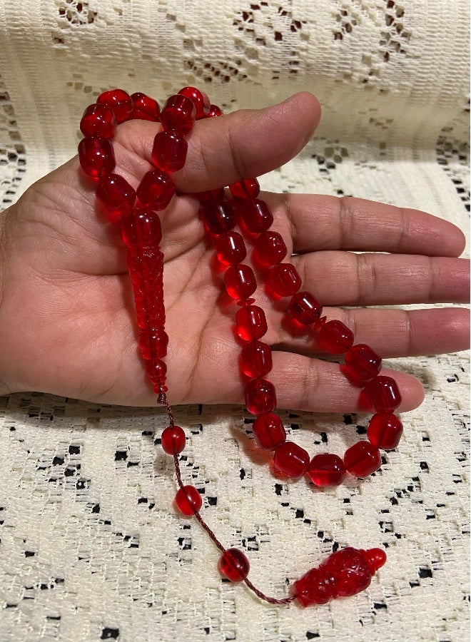 Faturan Prayer Beads For Men 33 Beads Size 10mm x 11.5mm - Image 4