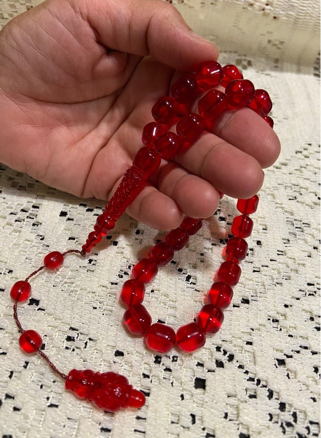 Faturan Prayer Beads For Men 33 Beads Size 10mm x 11.5mm - Image 3