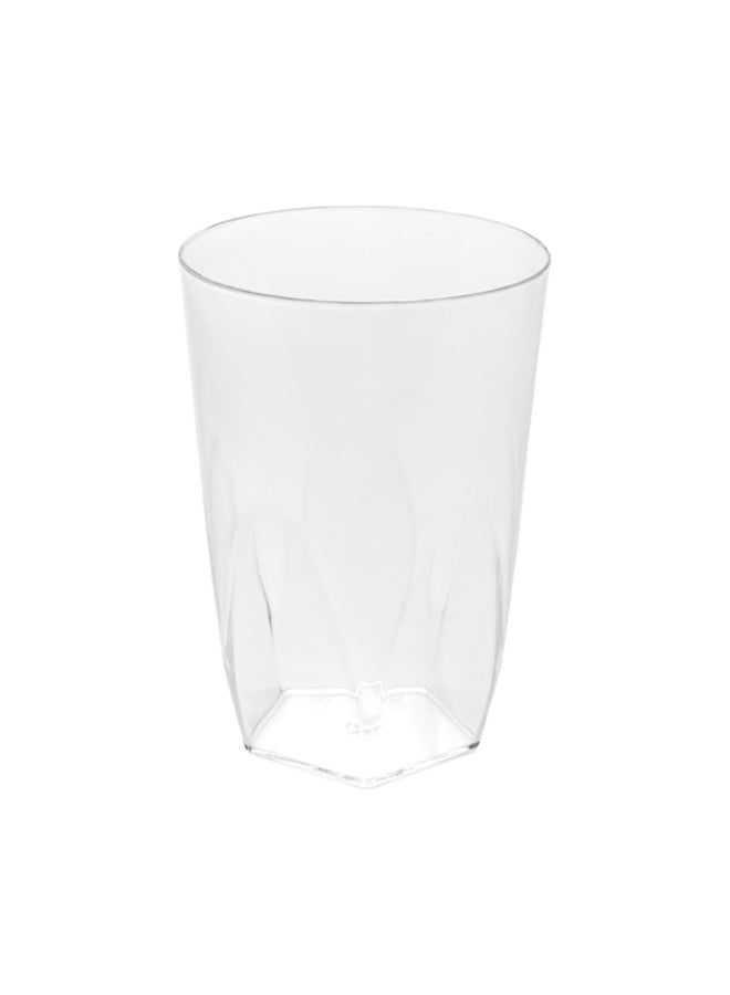 Restaurantware أكواب بلاستيكية شفافة سعة 5 أونصات، 100 كوب disposable - قابلة لإعادة التدوير، مقاومة للكسر، أكواب بلاستيكية شفافة، للحفلات أو الزفاف - Image 1