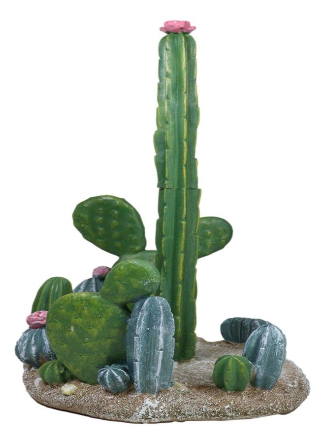 Ebros Gift Rustic Western Desert Forest Saguaro Cactus Cacti Paper Towel Holder Stand 13.75" Tall Cabin Lodge Kitchen Bathroom Home Decor Accent - Image 3