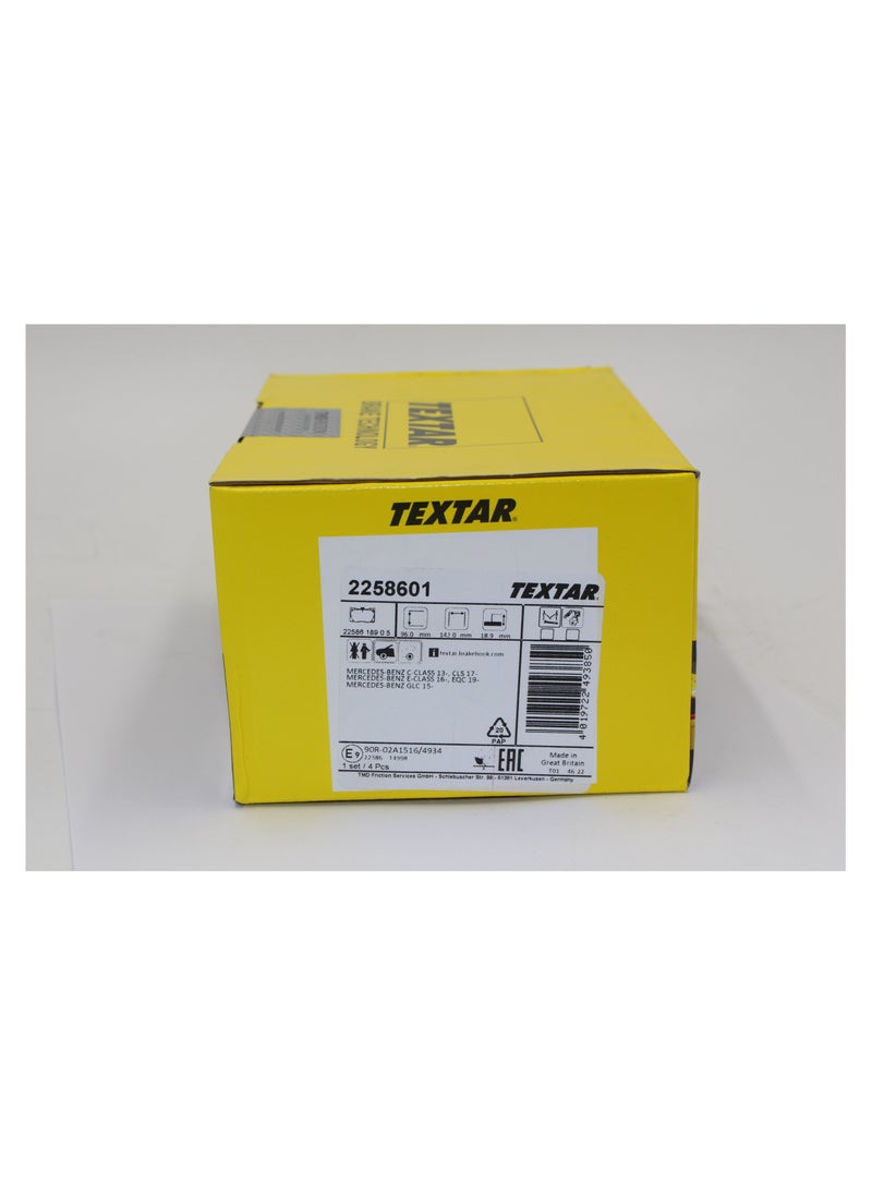 TEXTAR - BRAKE PAD SET FRT DB W205,W213,W253 - Image 1
