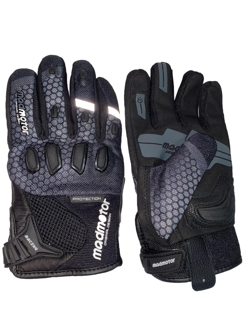 MadMotor Full Protection Safety MT21 Gloves Black - Image 2