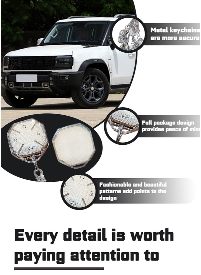 Car key protector, suitable for 2023-2024 models, suitable for Jetour T2 hybrid and gasoline vehicles, anti-fall, wear-resistance, perfect all-inclusive, accurate matching. - Image 2