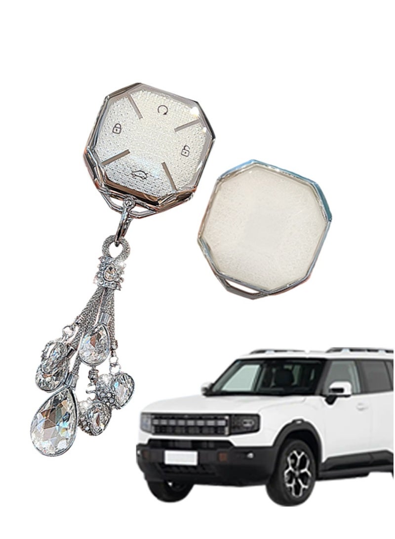 Car key protector, suitable for 2023-2024 models, suitable for Jetour T2 hybrid and gasoline vehicles, anti-fall, wear-resistance, perfect all-inclusive, accurate matching. - Image 1