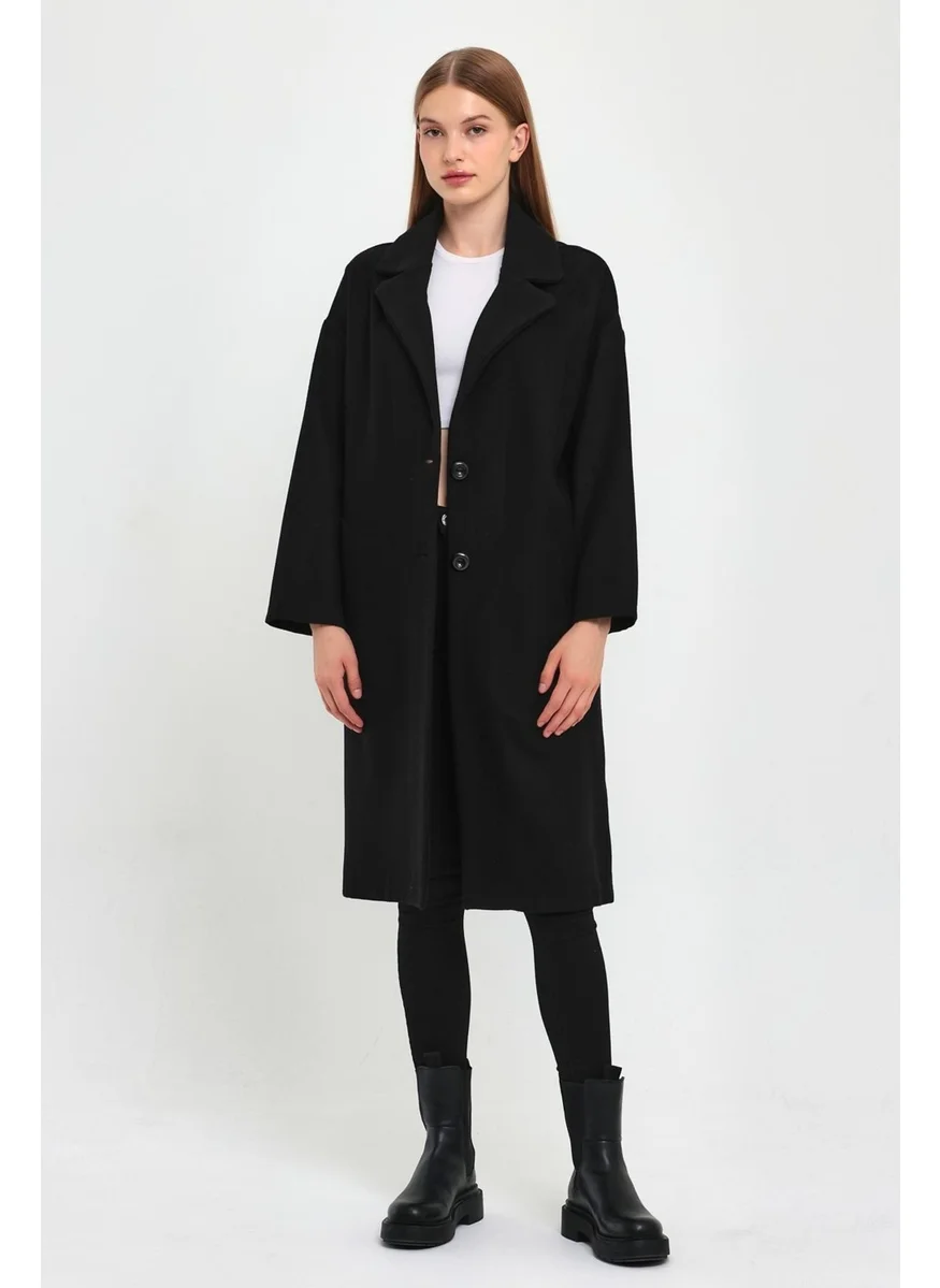 الكسندر جاردي Alexandergardı Buttoned Unlined Wool Coat