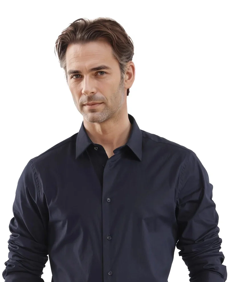 Rare Rabbit Men's Button Closure Plain Shirt