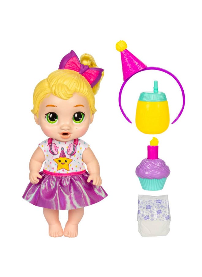 Baby Alive - Baby Alive Birthday Bestie LaLa GooGoo Blonde Hair Baby Doll Set, Preschool Toys for Girls & Boys 3 Years & Up - Image 1