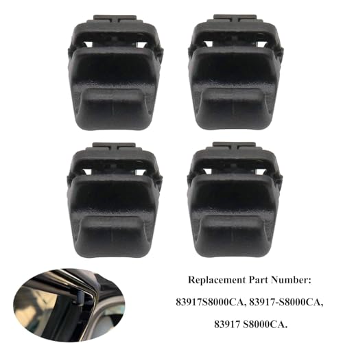 repustor Interior Rear Door Curtain Hook Compatible with Hyundai Palisade 2020 2021 2022 2023,Hook-Rear Door Curtain Holder Replace for 83917S8000CA, 83917-S8000CA, 83917 S8000CA 4pcs - Image 2