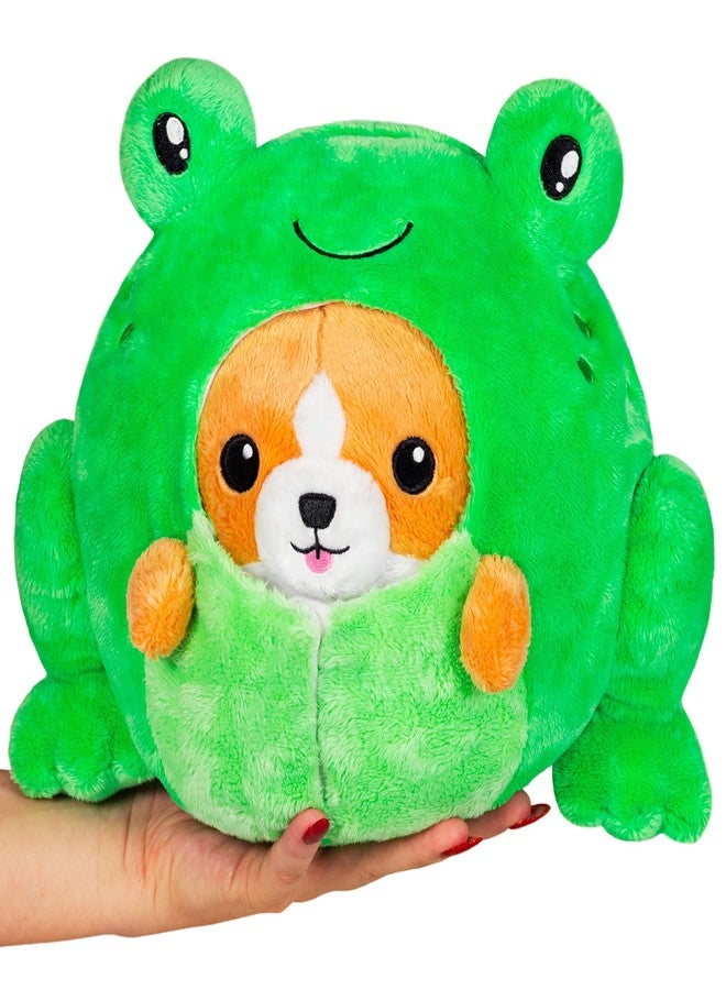 Squishable / Undercover Corgi in Frog 7" Plush - Image 1