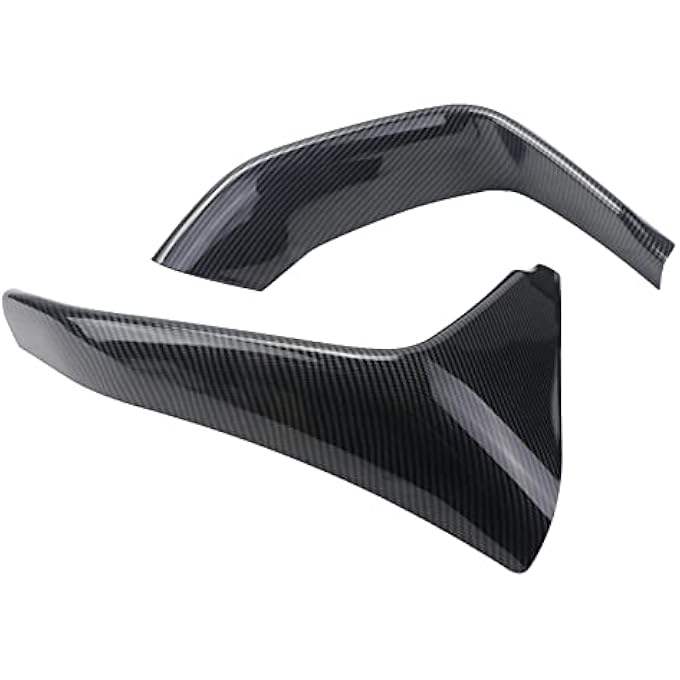 ZZDSNJ 2 Piece Carbon Fiber Style Front Bumper Splitters Lip for 2014-2020 BMW F80 M3 F82 F83 M4 - Image 5