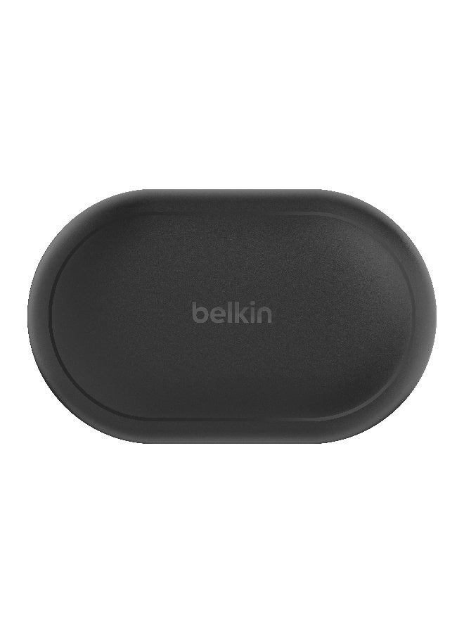 بيلكين سماعات لاسلكية مفتوحة SoundForm ClearFit من Belkin، سماعات رياضية خفيفة، سماعات بتقنية Bluetooth مع راحة تدوم، سماعات ضد الماء بتصنيف IPX5 لـ iPhone، المشي، ركوب الدراجات، الجري، والمزيد - أسود - Image 3