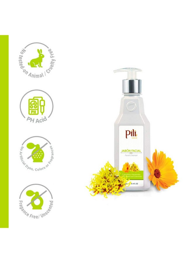 بيلي منظف الوجه بيلي مع بندق الساحرة والآذريون، ينظف ويقشر مع درجة حموضة متحكم بها - Image 4