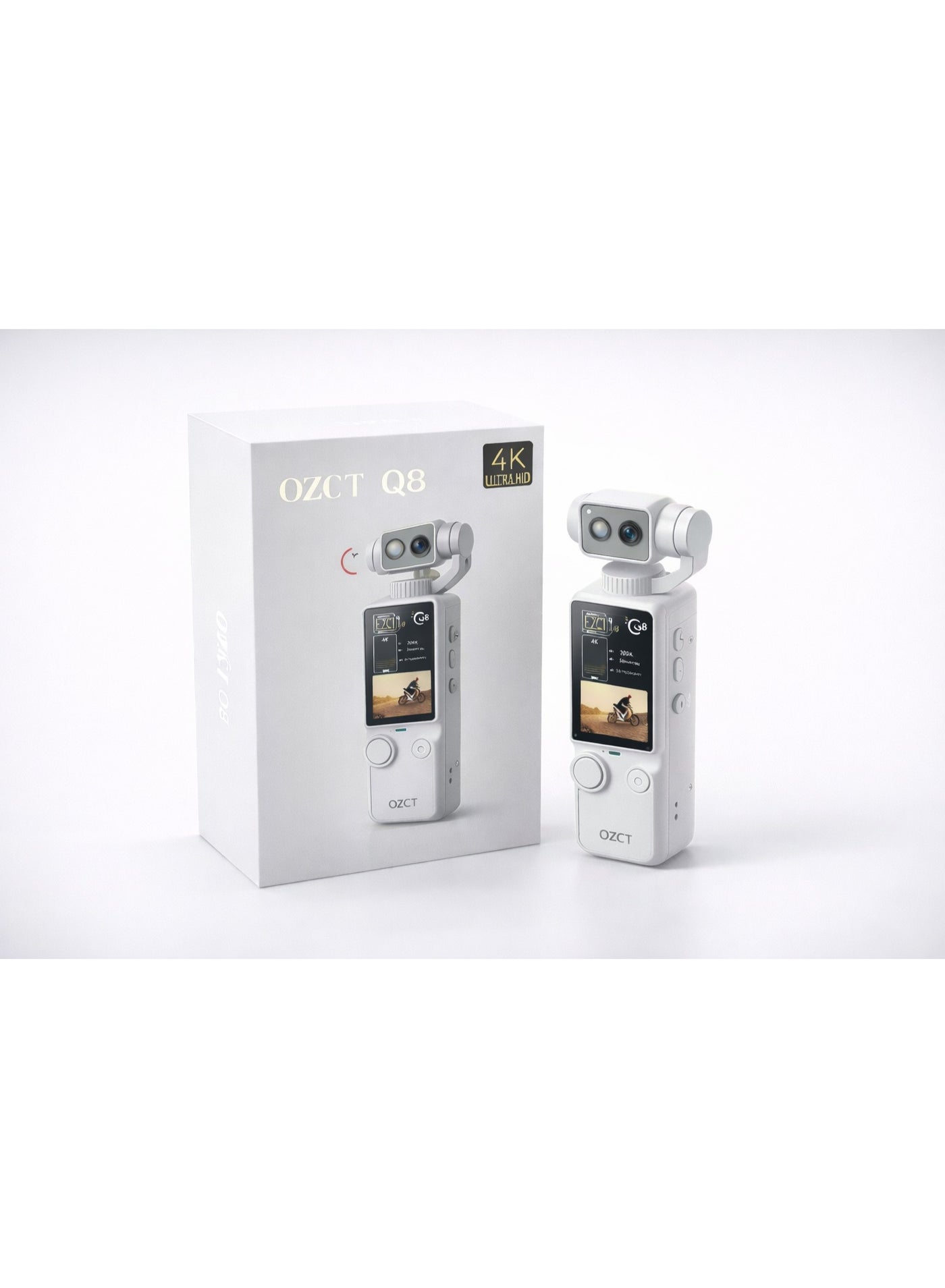 OZCT Q8 4K Action Camera – Capture Every Moment with Smooth Stabilization