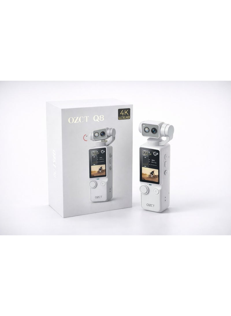 OZCT Q8 4K Action Camera – Capture Every Moment with Smooth Stabilization