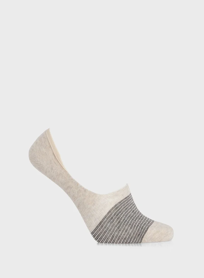 Mango Man 3 Pack No Show Socks