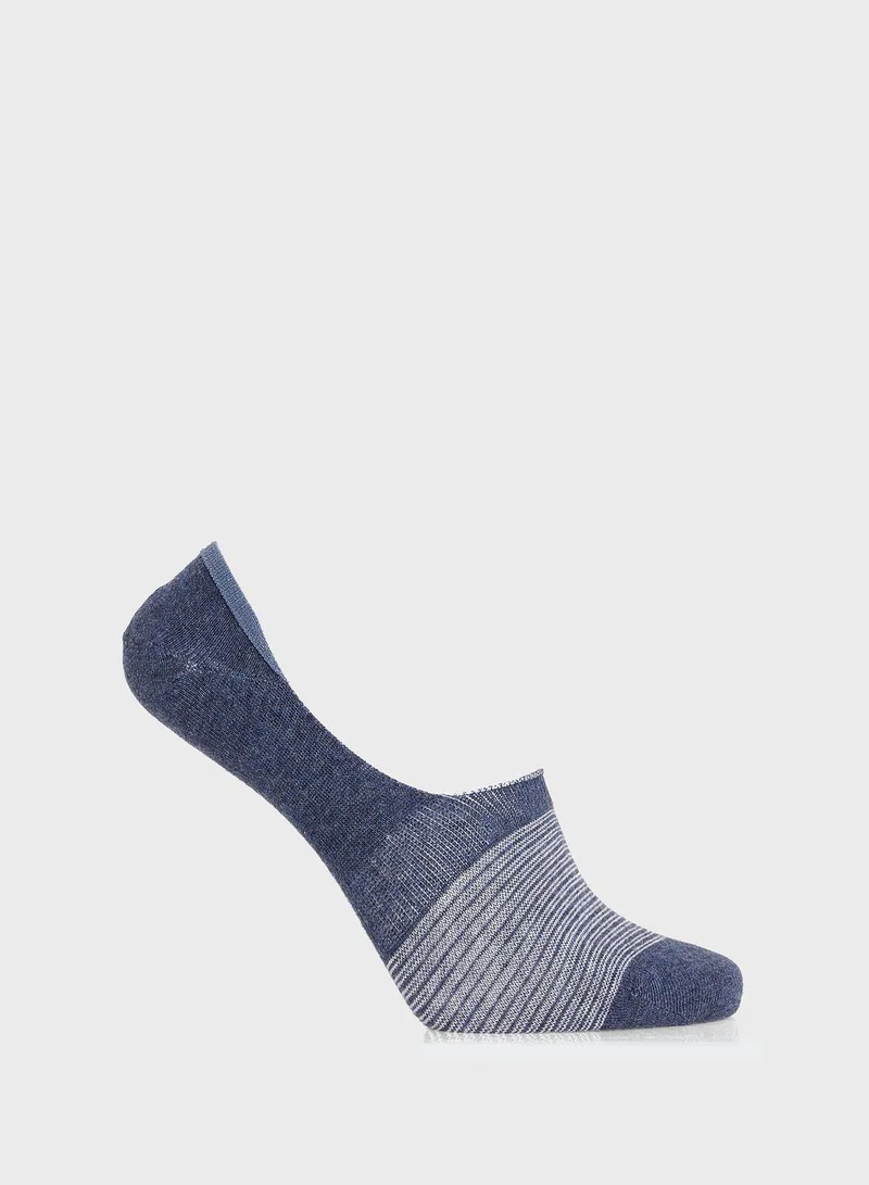 Mango Man 3 Pack No Show Socks