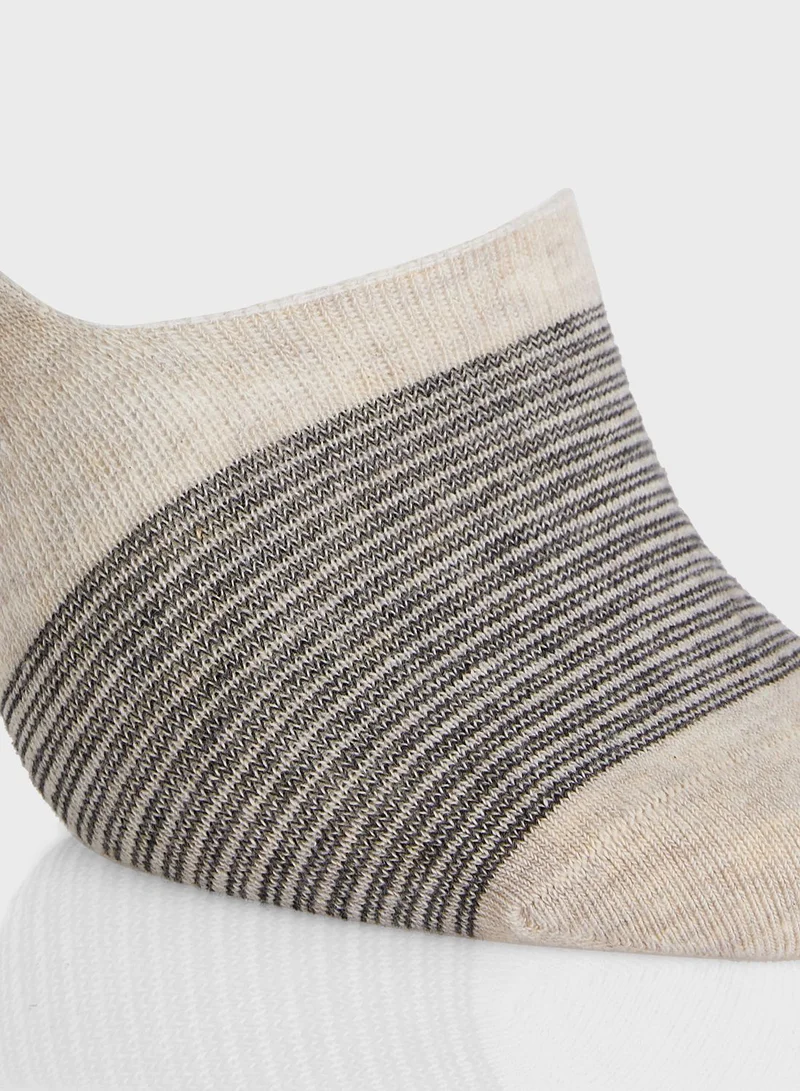 Mango Man 3 Pack No Show Socks