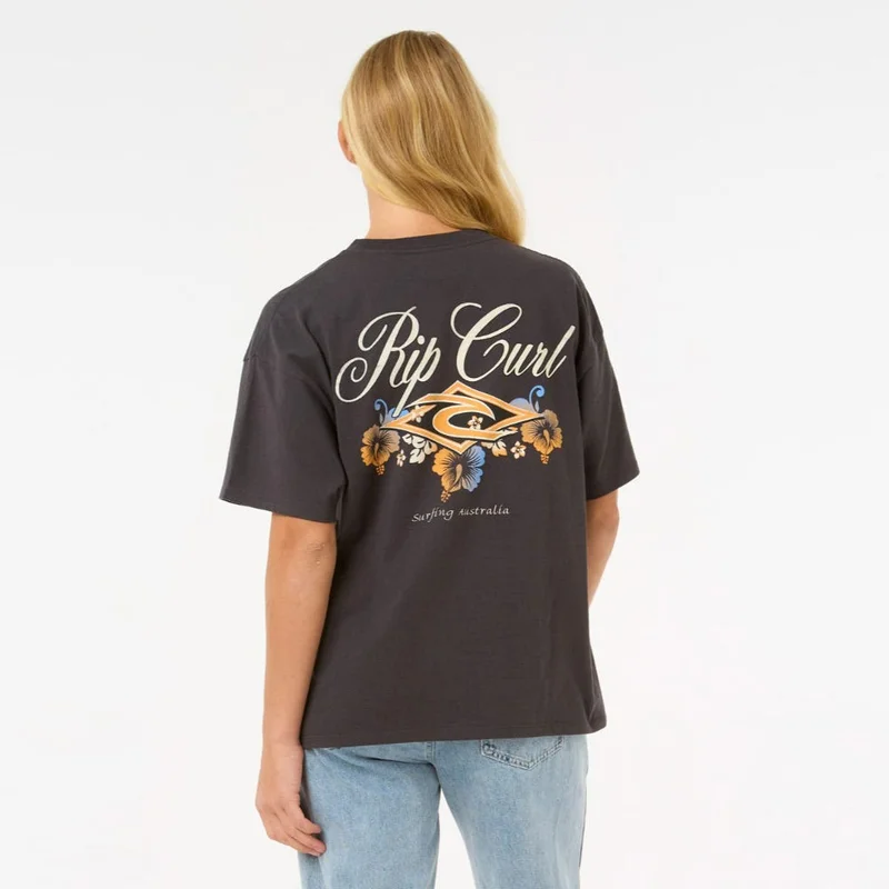 Rip Curl Hibiscus Diamond Heritage Tee - Women
