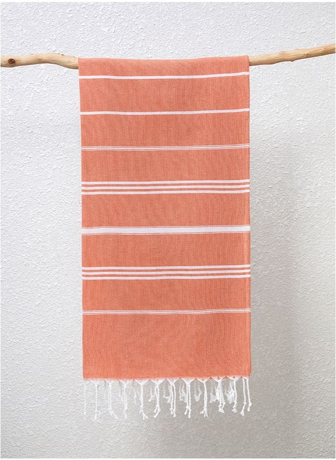 Rock Pow Turkish Beach Towel 35.4x71inch 100% Soft Cotton Sand Free Quick Dry Towel Turkish Towel Lightweight Travel Towel for Beach Gifts Beach Accessories 90x180cm  - Image 3