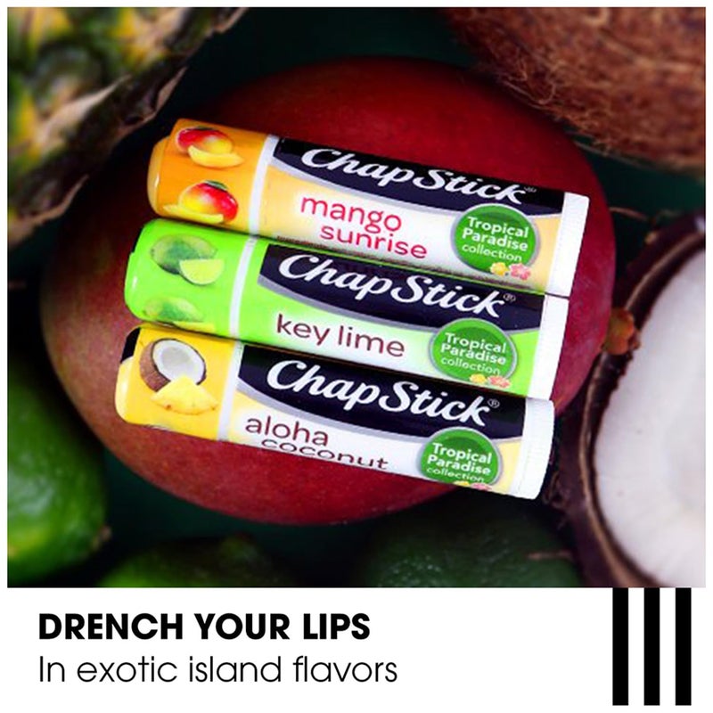 ChapStick Bulk Lip Balm, Aloha Coconut, 12-Pack â€“ Luscious & Tropical Lip Moisturizer, 0.15 Ea - Image 3