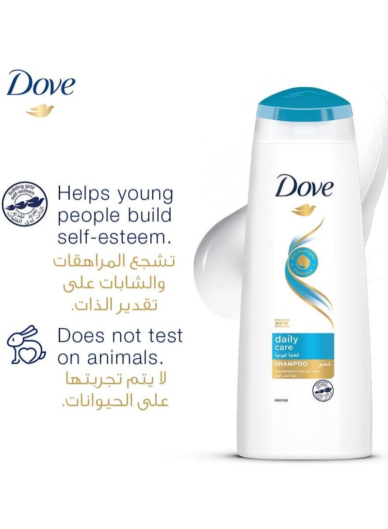 Dove hair shampoo  daily care 400 ml - Image 3
