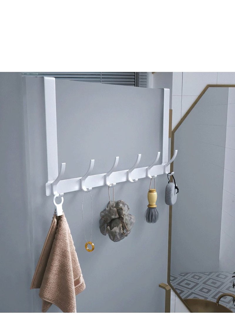 Arabest Wholesale of door hooks, space aluminum, non perforated bathroom hooks, bedroom storage, hanger hooks, wall hanger hooks, white  - Image 5