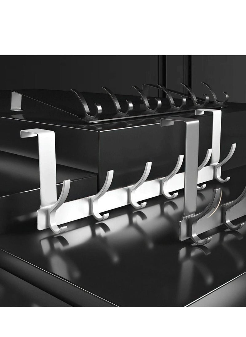 Arabest Wholesale of door hooks, space aluminum, non perforated bathroom hooks, bedroom storage, hanger hooks, wall hanger hooks, white  - Image 2