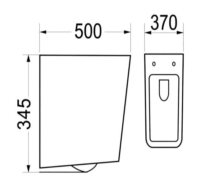 OCEANIC OCE-ZT-015E Wall Hung WC Rimless Dual Flush Soft Close White Toilet - Image 2