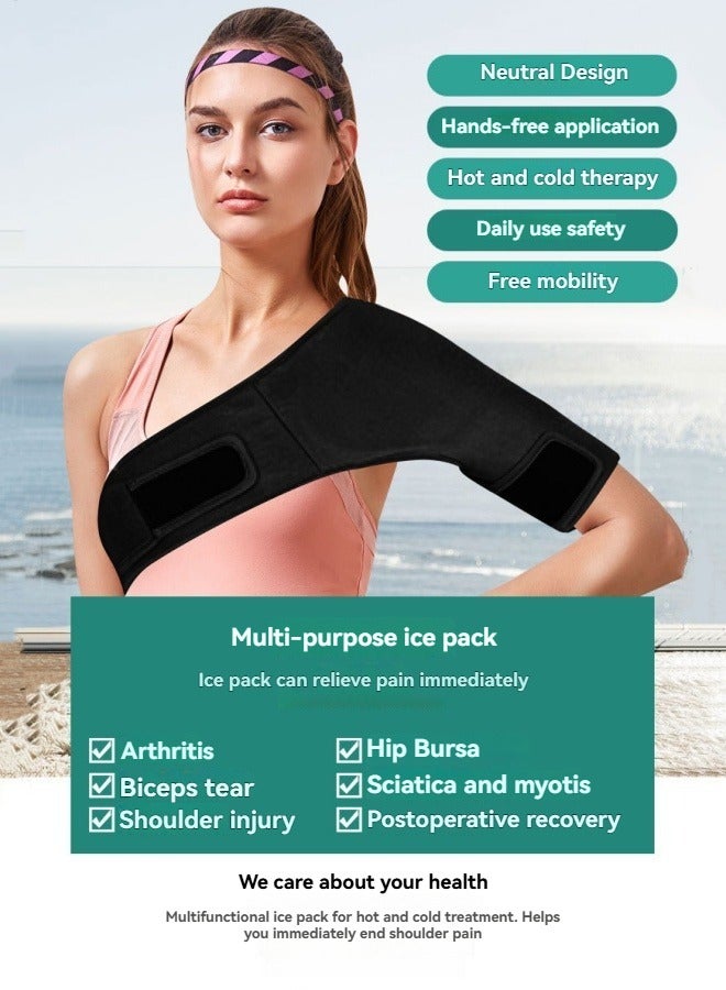 M MIAOYAN Shoulder and neck protection cold and hot compress gel protector men and women shoulder cold and hot compress gel ice pack - Image 2