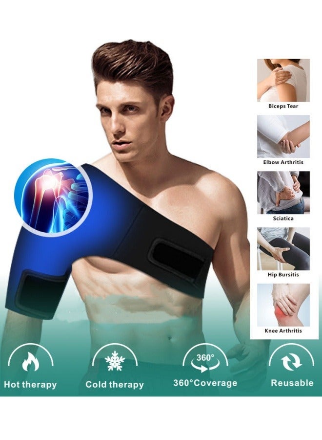M MIAOYAN Shoulder and neck protection cold and hot compress gel protector men and women shoulder cold and hot compress gel ice pack - Image 1