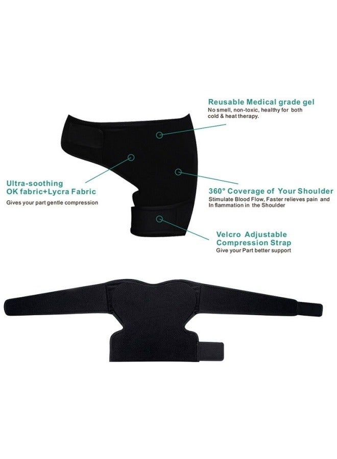 M MIAOYAN Shoulder and neck protection cold and hot compress gel protector men and women shoulder cold and hot compress gel ice pack - Image 5