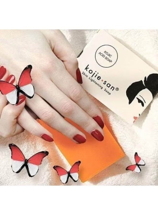 كوجي سان صابونة كوجي سان الأصلية 135 جرام– صابونة لتفتيح البشرة، صابونة فيتامين سي، كوجيك أسيد، صابونة فلبينية أصلية - Image 4