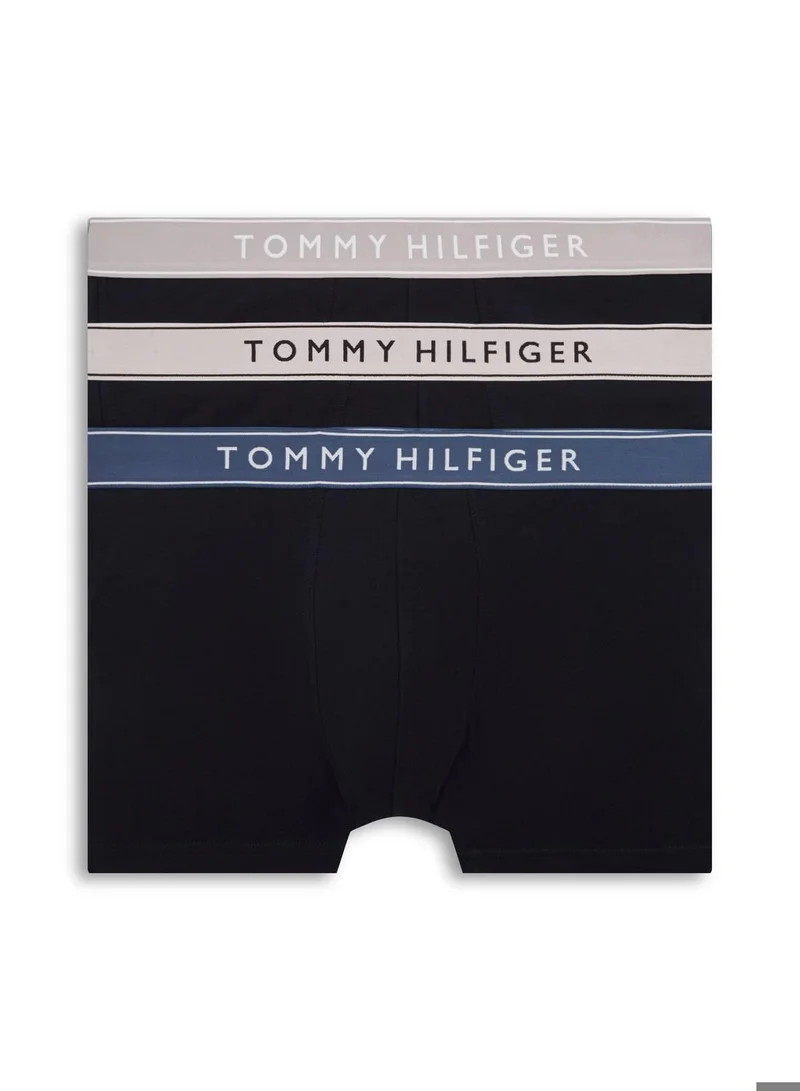 3-Pack Essential Logo Waistband Trunks