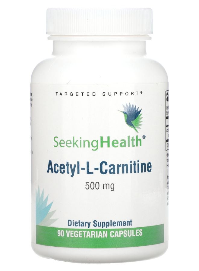 Seeking Health AcetylLCarnitine 500 mg 90 Vegetarian Capsules