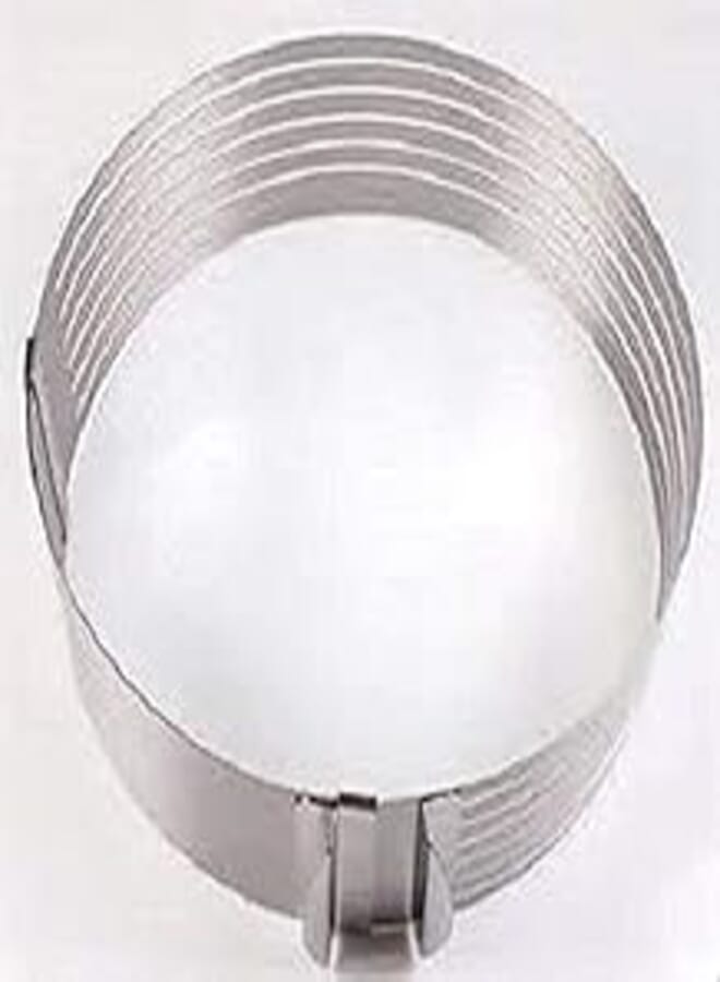 Cake Slicing Mould - Silvery
