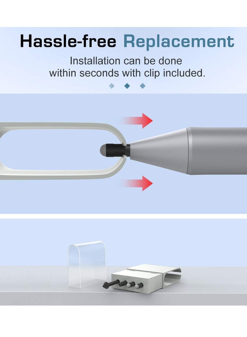 Replacement Pen Tips for Microsoft Surface Pro Series and Surface Book, Compatible with Surface Go and Surface Laptop, 2H H HB B Tips Kit - Image 5