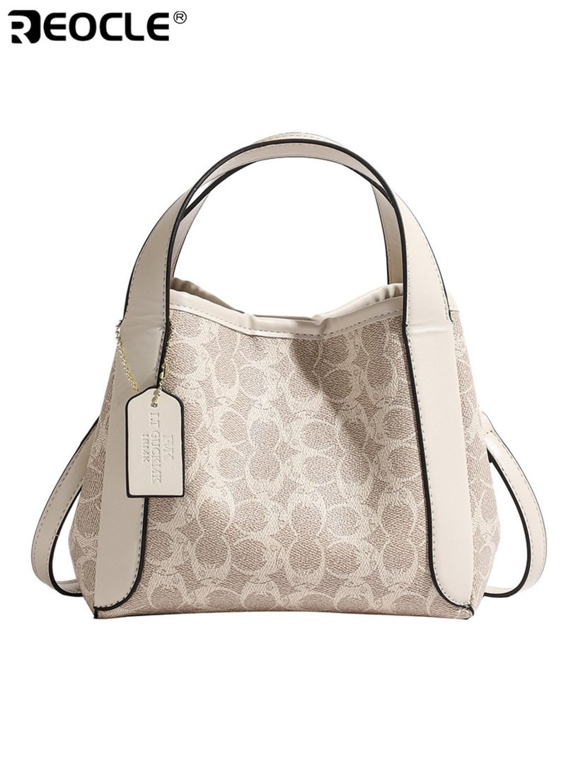 ريوكل حقائب هوبو حقائب جلدية نسائية من الجلد الناعم من جلد البولي يوريثان ذات سعة كبيرة لحقائب الكتف النسائية ذات المقبض العلوي أو للاستخدام اليومي والسفر - Image 1