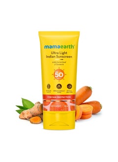 Mamaearth MAMAEARTH Ultra Light Indian Sunscreen Spf50 Pa+++ 80 Ml  - Image 2
