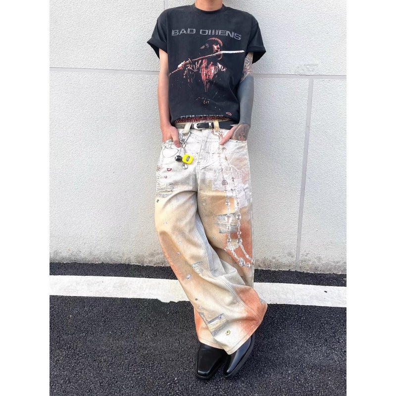 Unisex Casual Daily Denim Jeans - Image 4