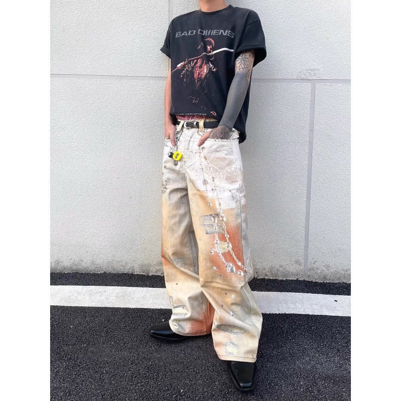 Unisex Casual Daily Denim Jeans - Image 5
