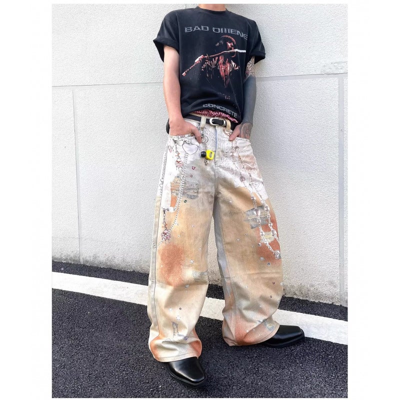 Unisex Casual Daily Denim Jeans - Image 1