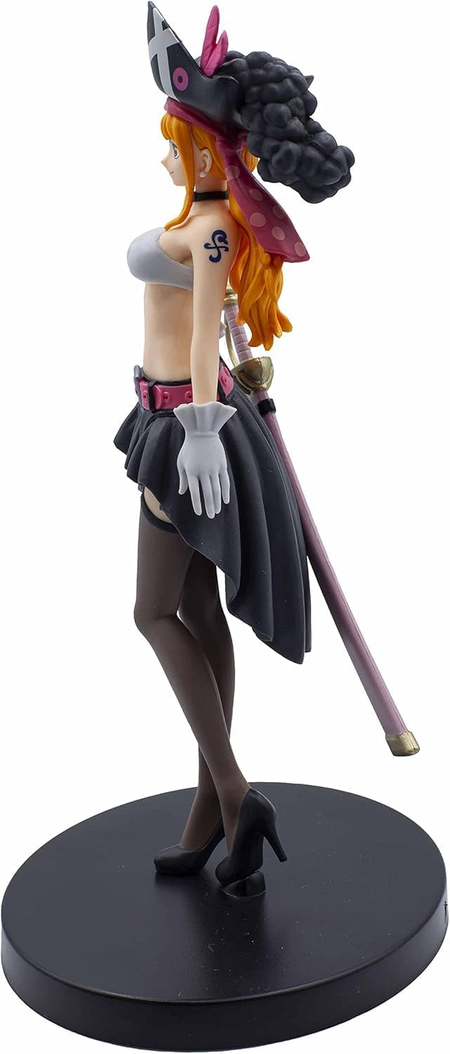 YOURKARTS.COMAnime Pirates Nami Figurine | One Piece Nami Collectible Action Figure | Cute Anime Girl Toy for Desk, Car & Home Decor | Gift for Collectible Gift for Anime Fans (Pirate Girl Nami) - Image 5