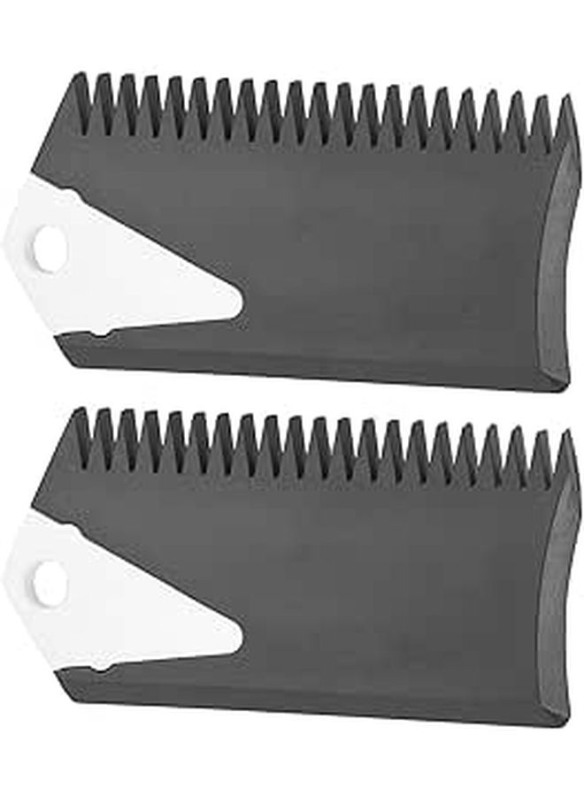 Surfboard Wax Comb And Scraper 2 Pieces PVC Surf Wax Cleaner Tool Accessory For Surfing Snowboard - Image 1