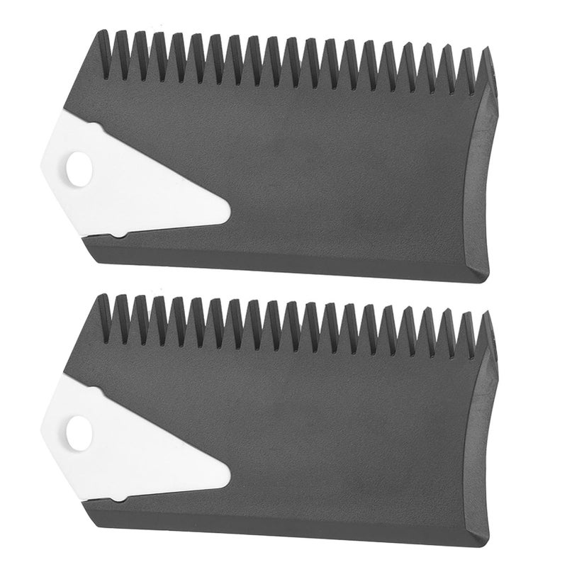 Surfboard Wax Comb And Scraper 2 Pieces PVC Surf Wax Cleaner Tool Accessory For Surfing Snowboard - Image 2