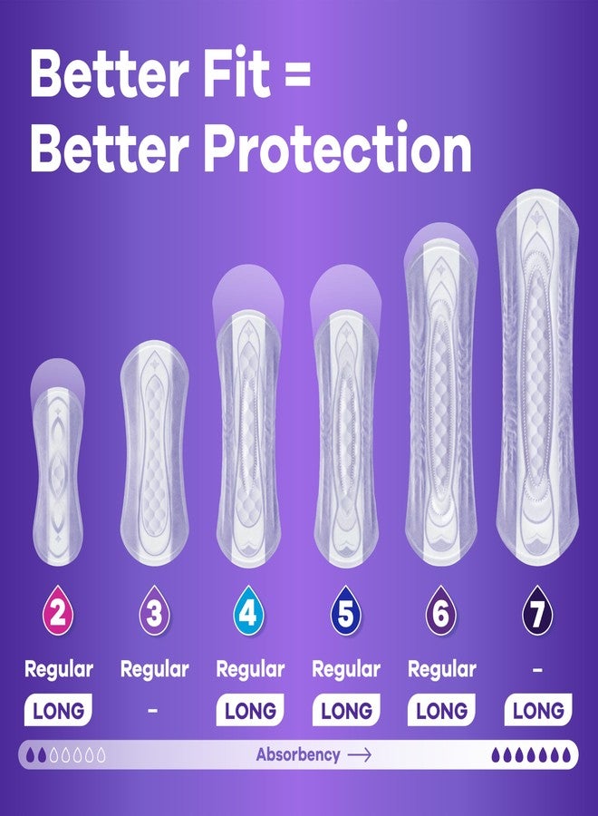 Always Discreet Adult Incontinence Pads for Women, Drier vs Poise, 6 Drop Long Length, Extra Heavy Absorbency, Pads for Bladder Control Management, Bladder Leaks, & Postpartum Pads, 45ct - Image 4