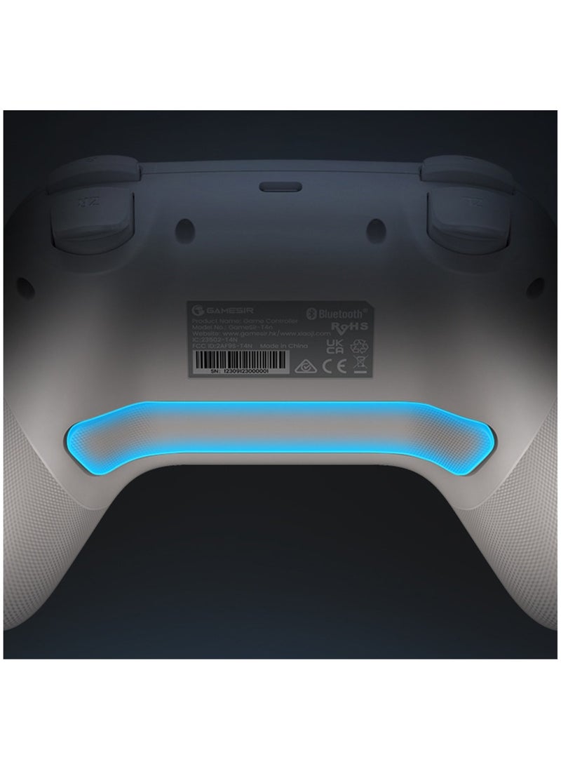 Generic - Dazzling Gamepad GameSir Nova NS Wireless Bluetooth Game Controller for Switch, PC, Steam, Android, iOS with Hall Effect Trigger, Turbo, Rumble Vibration Transparent Green - Image 1